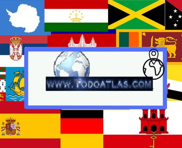 Banderas y logo de todoatlas.com