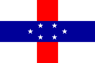 Antigua bandera de Antillas Holandesas Antigua bandera de Antillas Holandesas