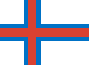 Antigua bandera de Islas Faroe Antigua bandera de Islas Faroe