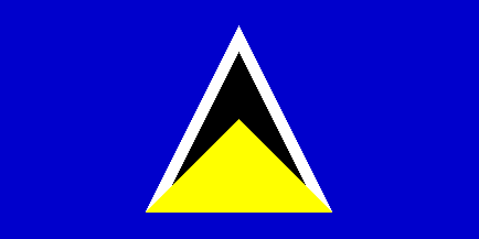 Antigua bandera de Santa Lucía Antigua bandera de Santa Lucía