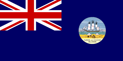 Antigua bandera de Turks and Caicos island Antigua bandera de Turks and Caicos island