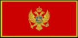 Bandera de Montenegro Bandera actual de Montenegro