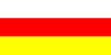 Bandera de Osetia del Norte Bandera actual de Osetia del Norte
