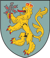 Escudo de Isla de Alderney Escudo actual de Isla de Alderney