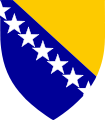 Escudo de Bosnia y Hercegovina Escudo actual de Bosnia y Hercegovina