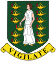 Escudo de Virginia Inglesa Escudo actual de Virginia Inglesa