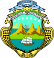 Escudo de Costa Rica Escudo actual de Costa Rica