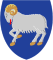 Escudo de Islas Faroe Escudo actual de Islas Faroe