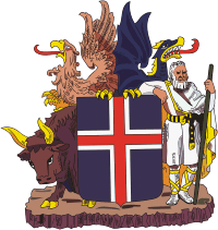 Escudo de Islandia Escudo actual de Islandia