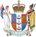Escudo de Nueva Zelanda Escudo actual de Nueva Zelanda