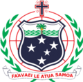 Escudo de Samoa Escudo actual de Samoa