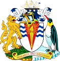 Escudo de Territorio antártico Británico Escudo actual de Territorio antártico Británico