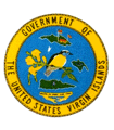 Escudo de Virgenes Estadounidense Escudo actual de Virgenes Estadounidense
