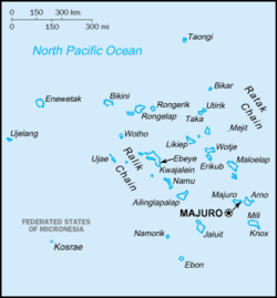 Mapa territorial global de Atolón de Bikini Mapa del territorio actual de Atolón de Bikini
