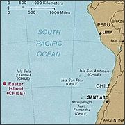 Mapa territorial global de Isla de Pascua Mapa del territorio actual de Isla de Pascua
