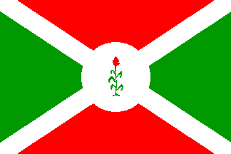 Antigua bandera de Burundi