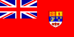 Antigua bandera de Canadá