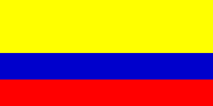 Antigua bandera de Ecuador