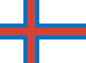 Antigua bandera de Islas Faroe
