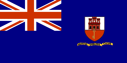 Antigua bandera de Gibraltar