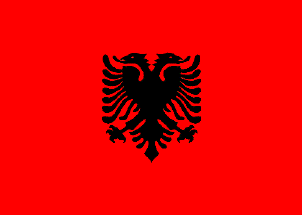 Antigua bandera de Kosovo