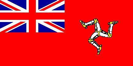 Antigua bandera de Isla de Man
