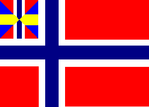 Antigua bandera de Noruega