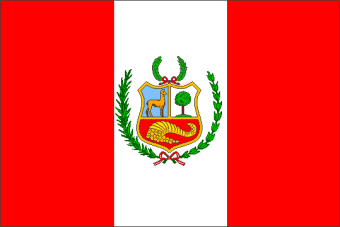Antigua bandera de Perú