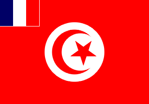 Antigua bandera de Túnez