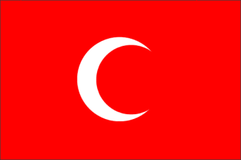 Antigua bandera de Turquía