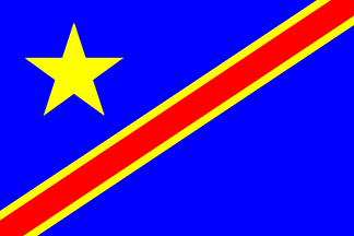 Antigua bandera de Zaire