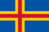 Bandera actual de Isla Aland