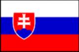 Bandera actual de Eslovaquia