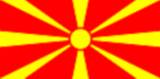 Bandera actual de Macedonia (FYROM)