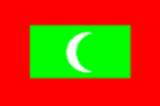 Bandera actual de Maldivas