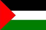 Bandera actual de Territorios Palestinos