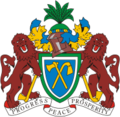 Escudo actual de Gambia
