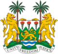 Escudo actual de Sierra Leona