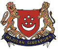Escudo actual de Singapur