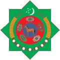 Escudo actual de Turkmenistan