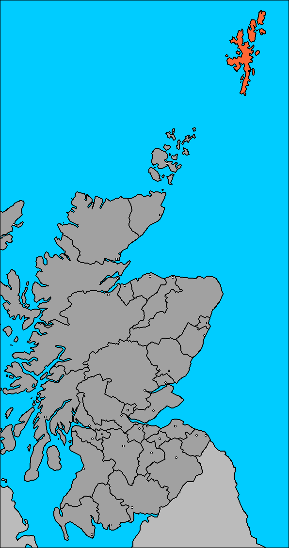 Mapa del territorio actual de Islas Sheatland